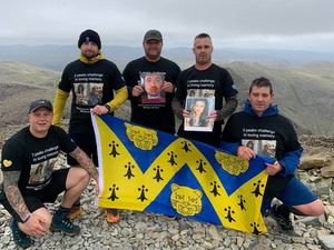 Supporting image for story: Pals climb Three Peaks for Severn Hospice in memory of friends