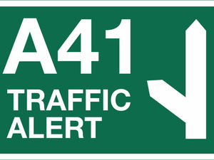 Supporting image for story: Car and lorry crash on Newport roundabout