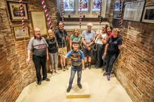 George Bull, nine, says "I love bell ringing. It's my favourite thing."