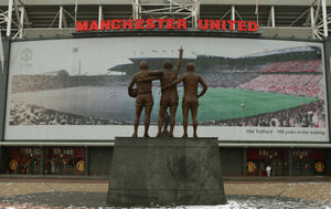 Old Trafford houses some of the biggest stands in England.