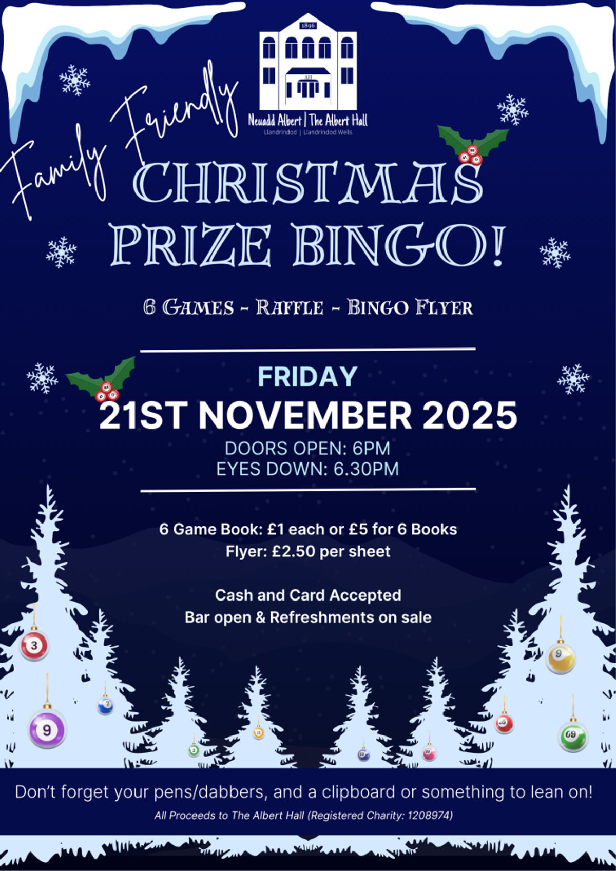 Get ready for a jolly evening of festive fun at a Llandrindod Wells bingo night Get ready for a jolly evening of festive fun at a Llandrindod Wells bingo night