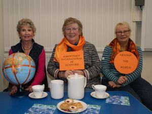 Supporting image for story: Soroptimists in Stafford wear orange to raise important awareness