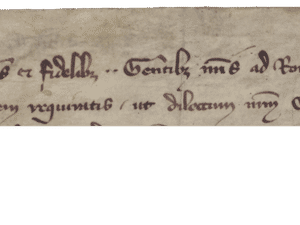 A centuries-old letter of recommendation from the King of France for William Wallace
