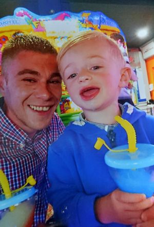 Nik Russell with son Leon Russell 