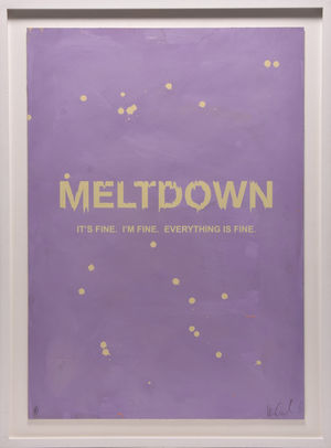 Mr. Controversial’s artwork ‘Meltdown’ valued at £2,000 to £3,000.