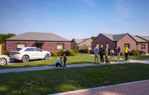 An artist's impression of the proposed new bungalows at the Lincoln Green Estate in Bushbury, Wolverhampton. Pic: City of Wolverhampton Council. Permission for reuse for all LDRS partners.