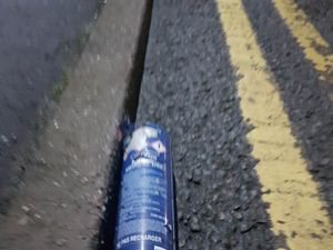 Supporting image for story: Cyclists’ crash fears over gas cannisters left in Black Country roads