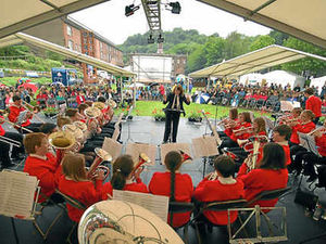 Supporting image for story: Ironbridge Gorge Brass Bands Festival blow their trumpets