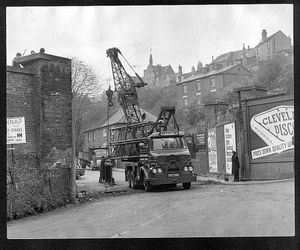 The railway bridge demolition