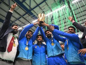 India lifted the men's trophy to cap a successful week of competition