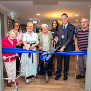 Brook Court care home and Town Mayor unveils refurbished facilities