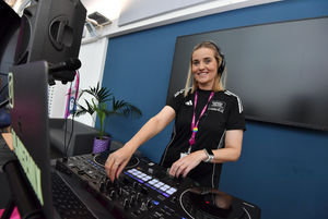 Open day entertainment courtesy of our resident DJ