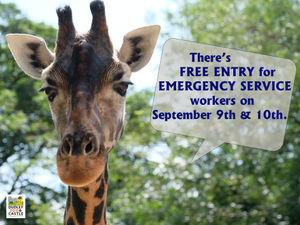 Supporting image for story: Dudley Zoo thanking emergency service workers with free entry next weekend