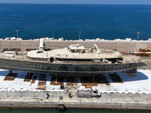 Supporting image for story: New images of Mike Lynch’s yacht released after salvage mission concludes