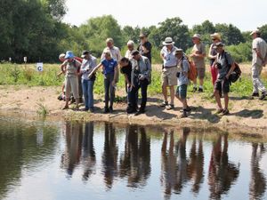 Supporting image for story: Canal work unveiled to group of enthusiasts - with pictures