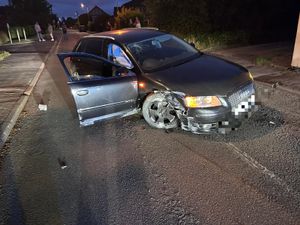 Supporting image for story: Villagers recall 'bang' as 'cloned' car crashed into houses before driver ran off