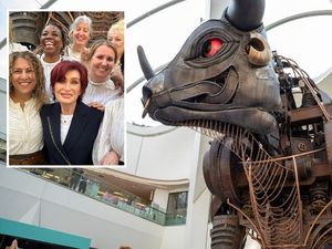 Supporting image for story: Ozzy the Bull roars to life as Sharon Osbourne and other famous faces gather for unveiling