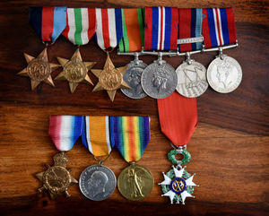 All of Cyril's medals