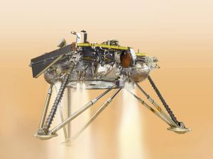 Supporting image for story: Scientists find evidence for large underground reservoir of water on Mars