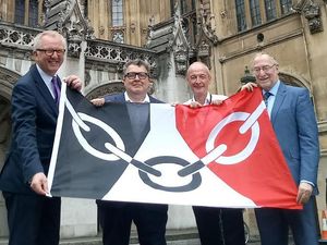 Supporting image for story: Black Country Flag proudly displayed at House of Commons