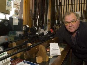 Supporting image for story: Shooter Ray goes out with a bang as friends and family take aim at ashes