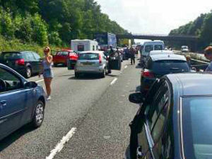 Supporting image for story: Biker killed in blowout crash on M6 in Staffordshire