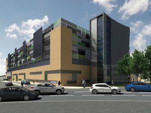 Supporting image for story: PICTURES: £70m Stafford shopping complex rises from the ground