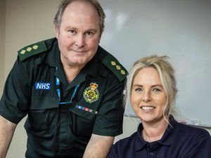 Supporting image for story: Shrewsbury company installs defibrillator for its staff and community use