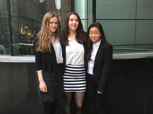 Supporting image for story: Students play traders at Goldman Sachs