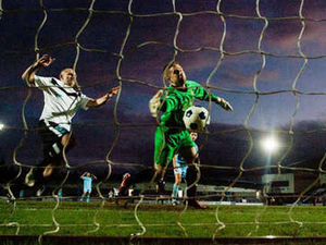 Supporting image for story: AFC Telford V Barrow: Was this a goal?