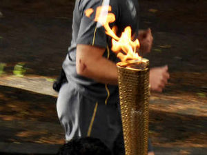 Supporting image for story: The Olympic Torch is here