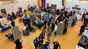 Image of job fair held by IPS Employment Services in Wolverhampton. 