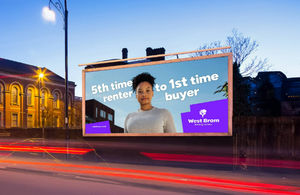 West Brom Building Society billboard campaign