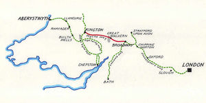 The new Wyche Way linking the Offa's Dyke Path with the Cotswolds Way