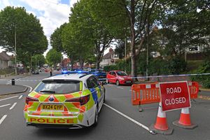 The scene of the shooting in Priory Road on July 3