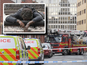 Supporting image for story: Road closed as police negotiate with man throwing debris from roof in Birmingham city centre