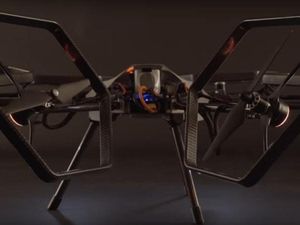 Supporting image for story: This six-bladed drone can fly in any direction