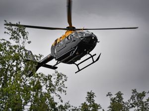 Supporting image for story: Pupils in awe after helicopter lands at Shrewsbury primary school