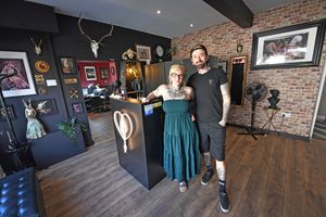 Heart & Arrow has moved to Coton Hill. Pictured is husband and wife team Cassandra and Joe Worrall. Photo: Tim Sturgess