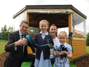 Supporting image for story: Gavin Williamson opens refurbished gazebo in Wombourne