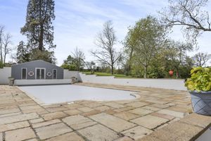 The swimming pool area