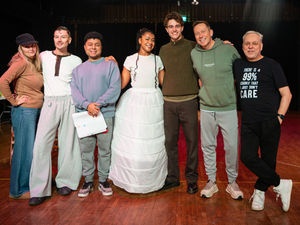 Supporting image for story: Peek behind the curtain: 14 pictures show the hard work behind the magic as rehearsals are under way for the highly anticipated panto 'Sleeping Beauty' at Wolverhampton's Grand Theatre