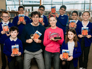 Supporting image for story: Authors visit Telford school to spread the joy of reading 