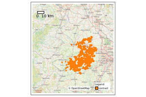 The contract covers huge parts of Shropshire.