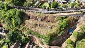 Bird's eye view of the works 