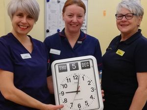 Supporting image for story: New dementia-friendly clocks arrive at Shropshire's hospitals