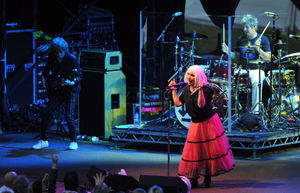 Blondie at the beauty spot in 2013