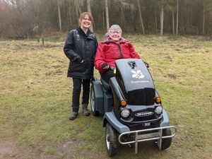Supporting image for story: Off road mobility scooter opens up south Shropshire for disabled