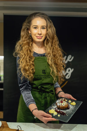 Beth Taylor-Garret - Chocolate Topped Popping Raspberry Creme Yorkshire Pudding