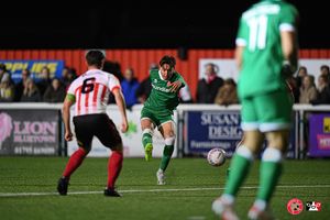 Sheppey United v Walsall match action (pic Owen Russell)